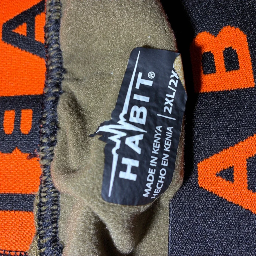 Habit Mens Scent Factor Base Layer Leggings Realtree Edge Camo Olive 2XL BL10022